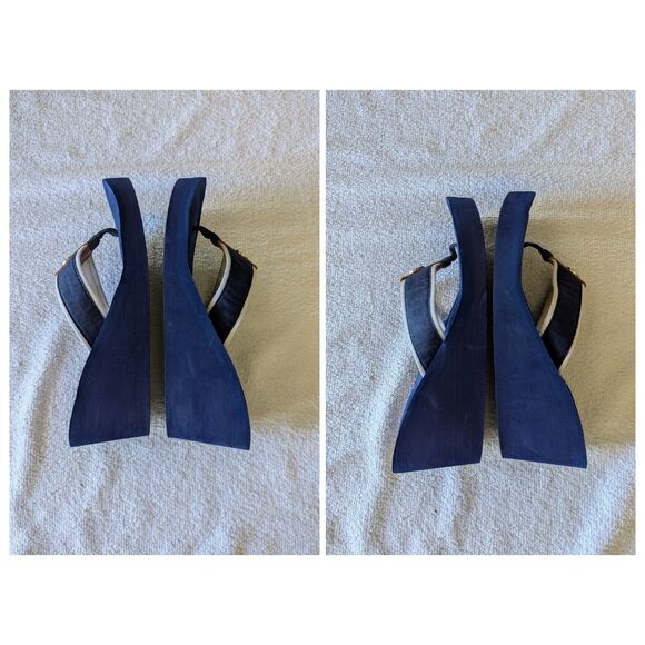 Lauren Ralph Lauren wedge thong sandal  Sz 6.5 - Picture 8 of 9